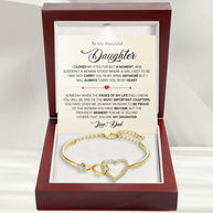To My Daughter Bracelet From Dad With Message Card - Pages Of My Life