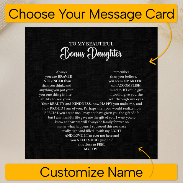 Bonus Daughter Necklace: A Symbol of Everlasting Love and Belonging
