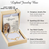 To My Daughter Bracelet From Dad With Message Card - My Baby Girl