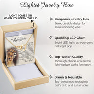 To My Daughter Necklace From Dad With Heartfelt Message - Unique Jewelry For Daughter - Love You Till The End