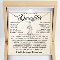 To My Daughter With Heartfelt Message - Giraffe Necklace For Daughter - Always In Mine