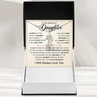 To My Daughter With Heartfelt Message - Giraffe Necklace For Daughter - Pages Of My Life