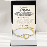 To My Daughter Bracelet From Mom With Message Card - Pages Of My Life