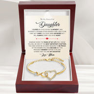 To My Daughter Bracelet From Mom With Message Card - Pages Of My Life