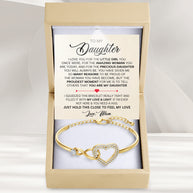 To My Daughter Bracelet From Mom With Message Card - Precious Daughter