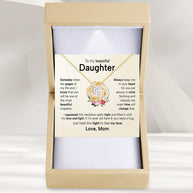 To My Daughter Necklace From Mom With Heartfelt Message - Unique Jewelry For Daughter - Always in Mine