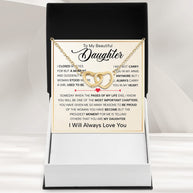 To My Daughter Necklace With Heartfelt Message - Unique Jewelry For Daughter - Important Chapters