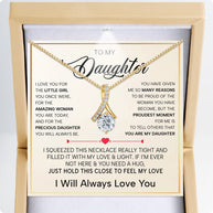To My Daughter Necklace With Heartfelt Message - Unique Jewelry For Daughter - My Sunshine