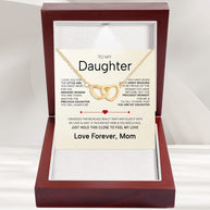 To My Daughter Necklace From Mom With Heartfelt Message - Unique Jewelry For Daughter - You Are My Daughter
