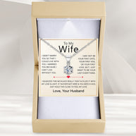 Sparkling Moissanite Pendant Necklace for Wife – A Gift of Timeless Love - Always And Forever