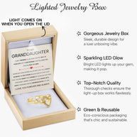 To My Granddaughter Ring Infinity Hearts With Heartfelt Message - Unique Jewelry For Granddaughter - Always Be Brave