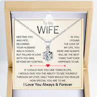 Sparkling Moissanite Pendant Necklace for Wife – A Gift of Timeless Love - Falling In Love