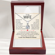 Sparkling Moissanite Pendant Necklace for Wife – A Gift of Timeless Love - Falling In Love