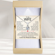 Sparkling Moissanite Pendant Necklace for Wife – A Gift of Timeless Love - Falling In Love