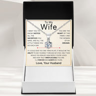 Sparkling Moissanite Pendant Necklace for Wife – A Gift of Timeless Love - Forever and Always