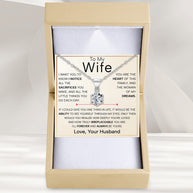 Sparkling Moissanite Pendant Necklace for Wife – A Gift of Timeless Love - Forever and Always