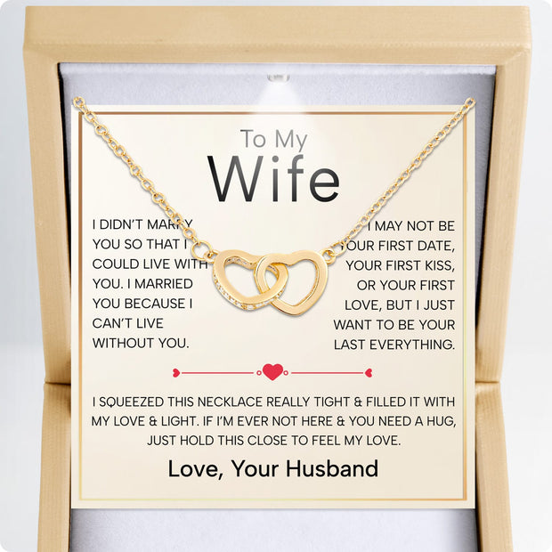 Wife Necklace With Heartfelt Message - Unique Jewelry For Wife - Always And Forever
