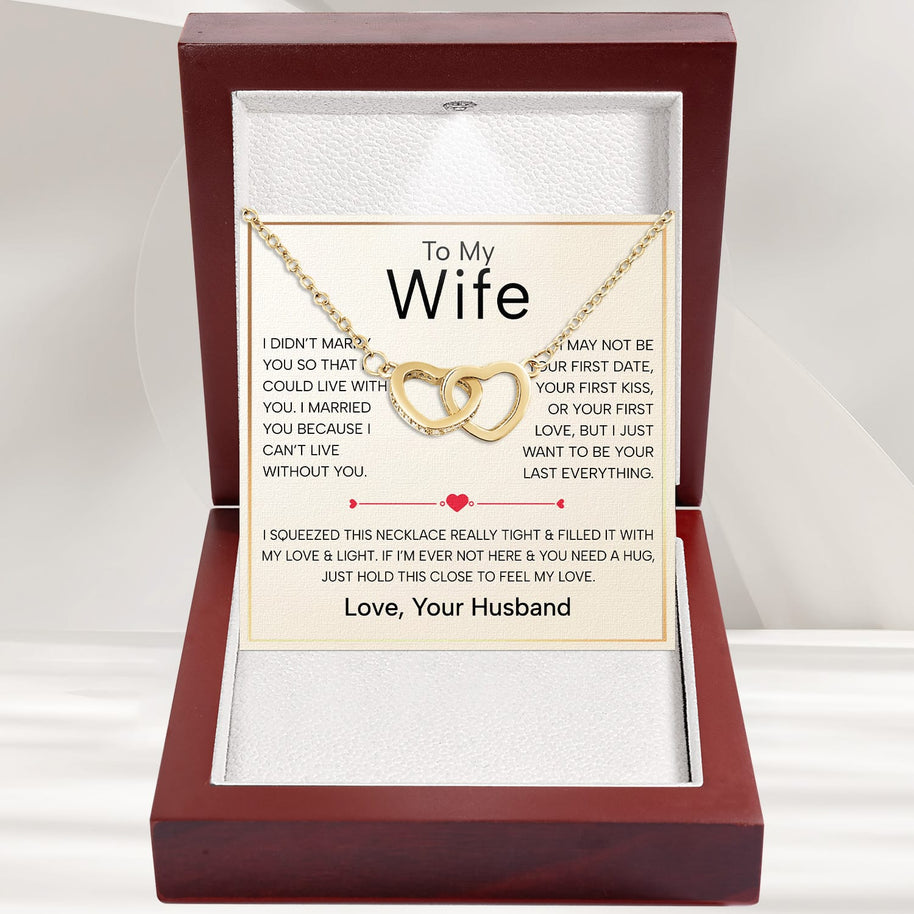 Wife Necklace With Heartfelt Message - Unique Jewelry For Wife - Always And Forever