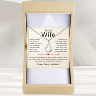 Sparkling Pearl Pendant Necklace for Wife – A Gift of Timeless Love - Forever and Always