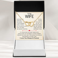 Wife Necklace With Heartfelt Message - Unique Jewelry For Wife - Falling In Love