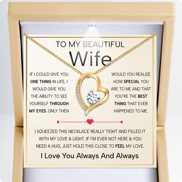 To My Granddaughter Necklace With Heartfelt Message - Unique Jewelry For Granddaughter - Treasured Chapters