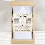 Sparkling Pearl Pendant Necklace for Wife – A Gift of Timeless Love - Through My Eyes