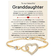 To My Granddaughter Bracelet - Love From Grandma & Grandpa