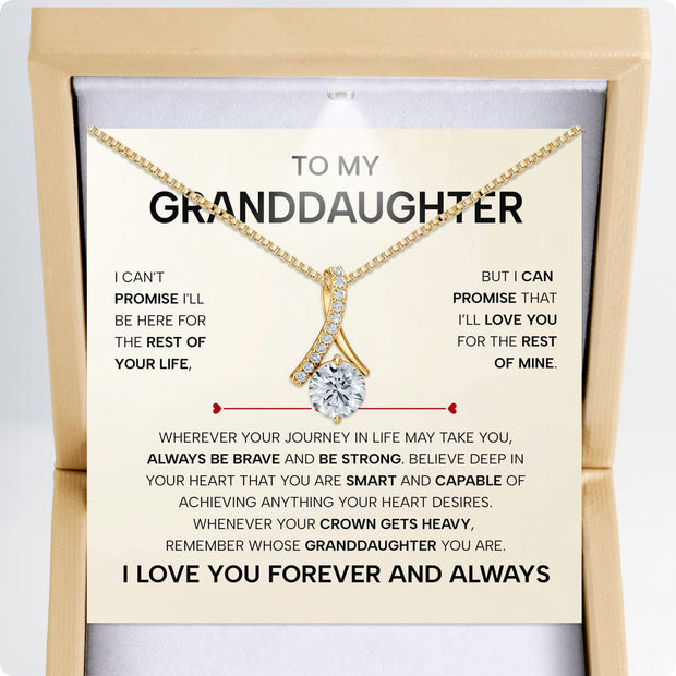 Wife Necklace With Heartfelt Message - Unique Jewelry For Wife - Always And Forever