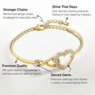 To My Daughter Bracelet From Dad With Message Card - Pages Of My Life