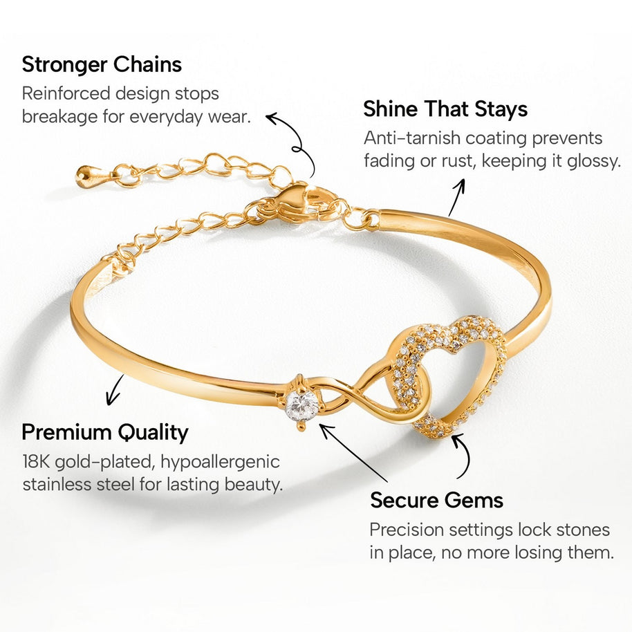 To My Granddaughter Bracelet With Message Card - Treasured Chapters