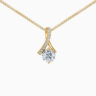 Wife Necklace With Heartfelt Message - Unique Jewelry For Wife - Falling In Love