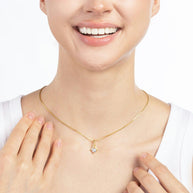 To My Bonus Daughter Necklace  With Heartfelt Message - Unique Jewelry For Bonus Daughter - Brought Us Together
