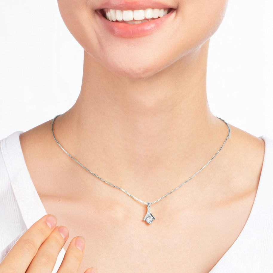 Wife Necklace With Heartfelt Message - Unique Jewelry For Wife - Falling In Love