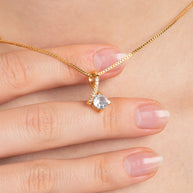 To My Granddaughter Necklace With Message Card - Achieve Anything You Desire