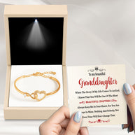 To My Granddaughter Bracelet With Message Card - Beautiful Chapters
