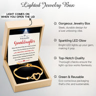 To My Granddaughter Bracelet With Message Card - Beautiful Chapters
