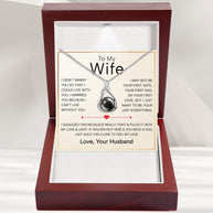 Sparkling Black Pearl Pendant Necklace for Wife – A Gift of Timeless Love - Always And Forever
