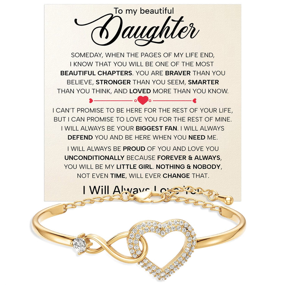 To My Daughter Bracelet - Always In Mine