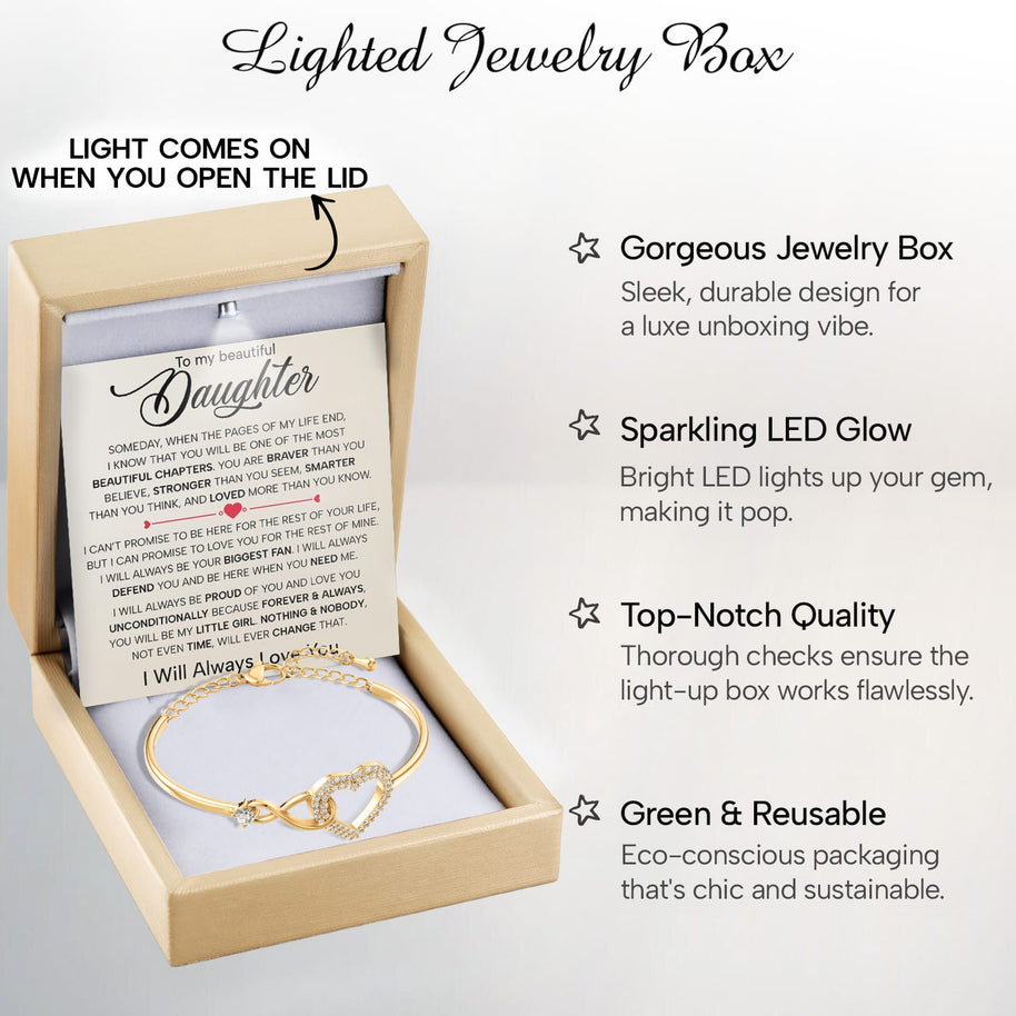 To My Daughter Bracelet - Always In Mine