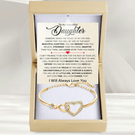 To My Daughter Bracelet - Always In Mine