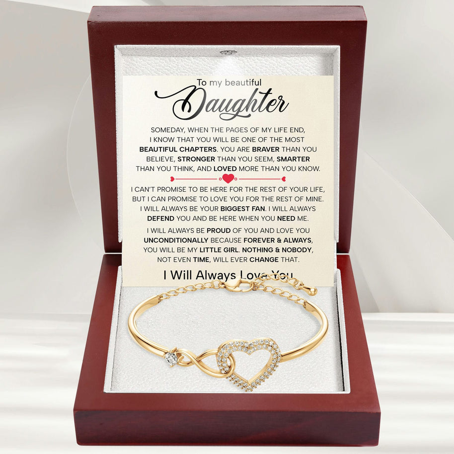 To My Daughter Bracelet - Always In Mine