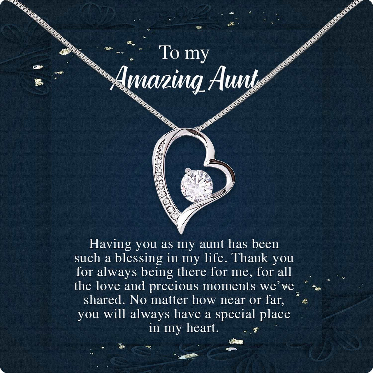 Aunt Necklace: Turn Unspoken Appreciation into Timeless Beauty