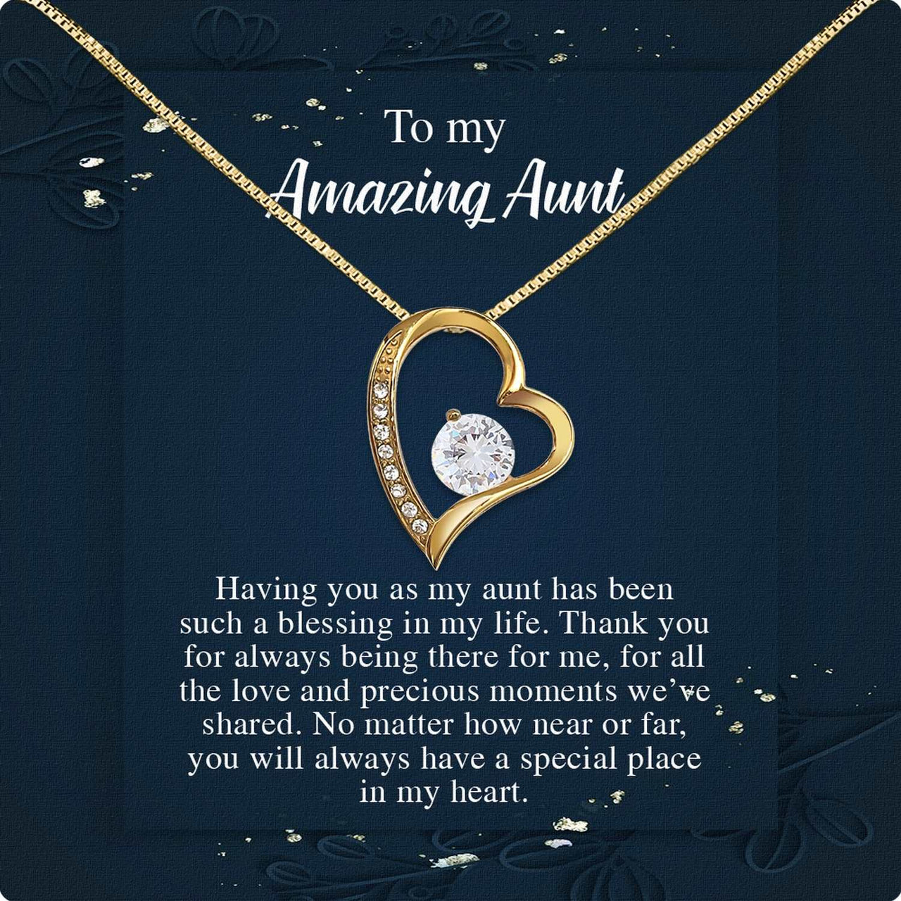 Aunt Necklace: Turn Unspoken Appreciation into Timeless Beauty