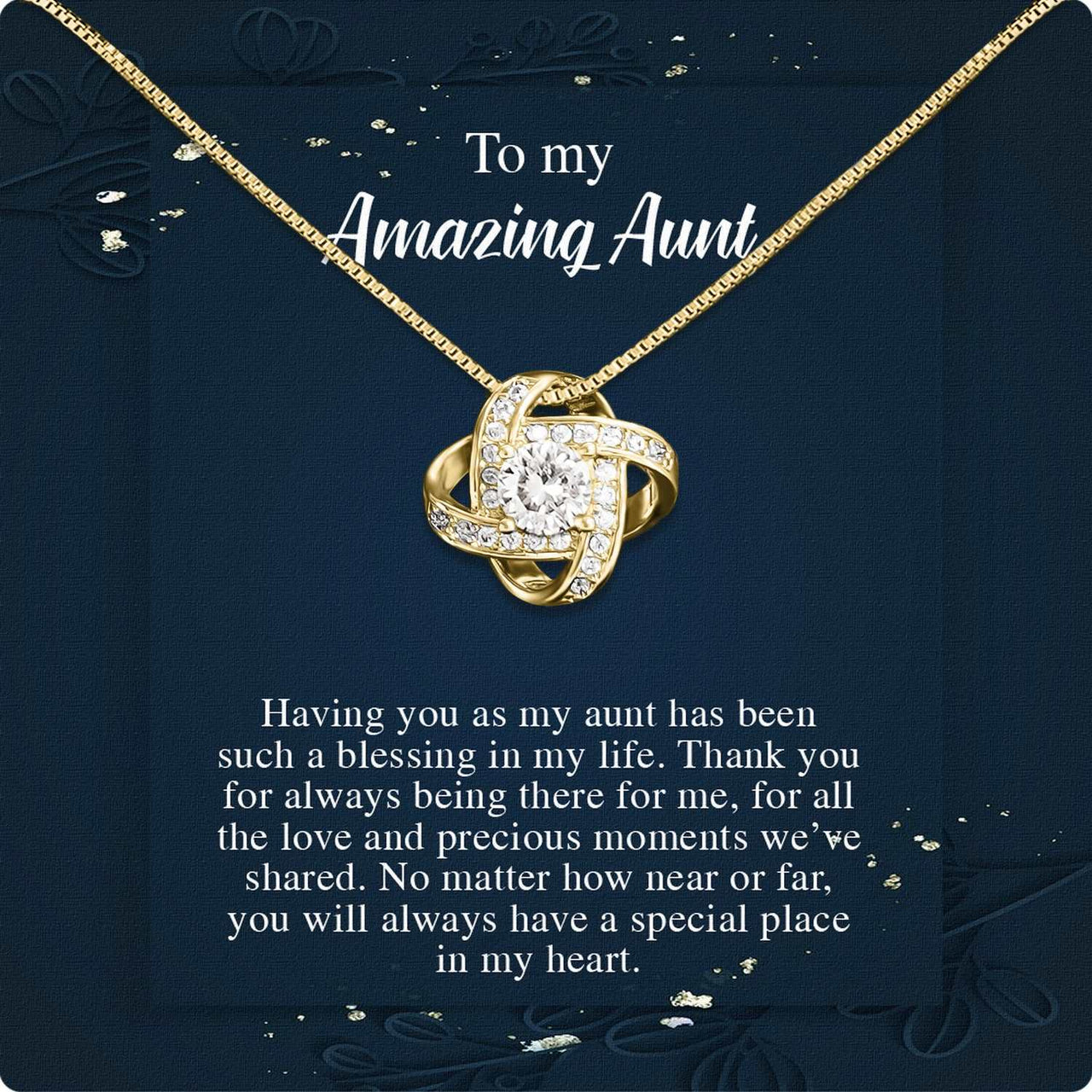 Aunt Necklace: Turn Unspoken Appreciation into Timeless Beauty