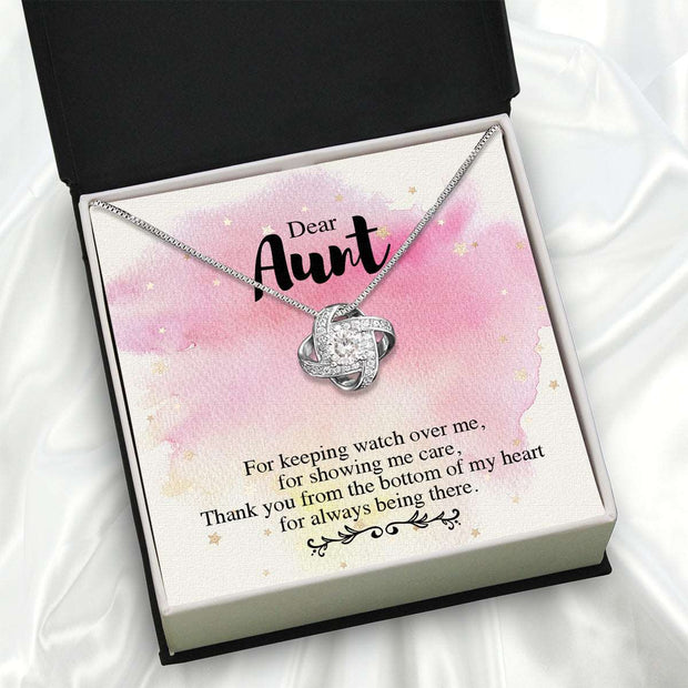 Aunt Necklace: Gift of Love and Appreciation from Niece or Nephew - Larvincy