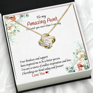 Aunt Necklace: Turn Unspoken Appreciation into Timeless Beauty