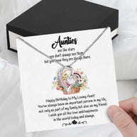 Aunt Necklace: Gift of Love and Appreciation from Niece or Nephew - Larvincy
