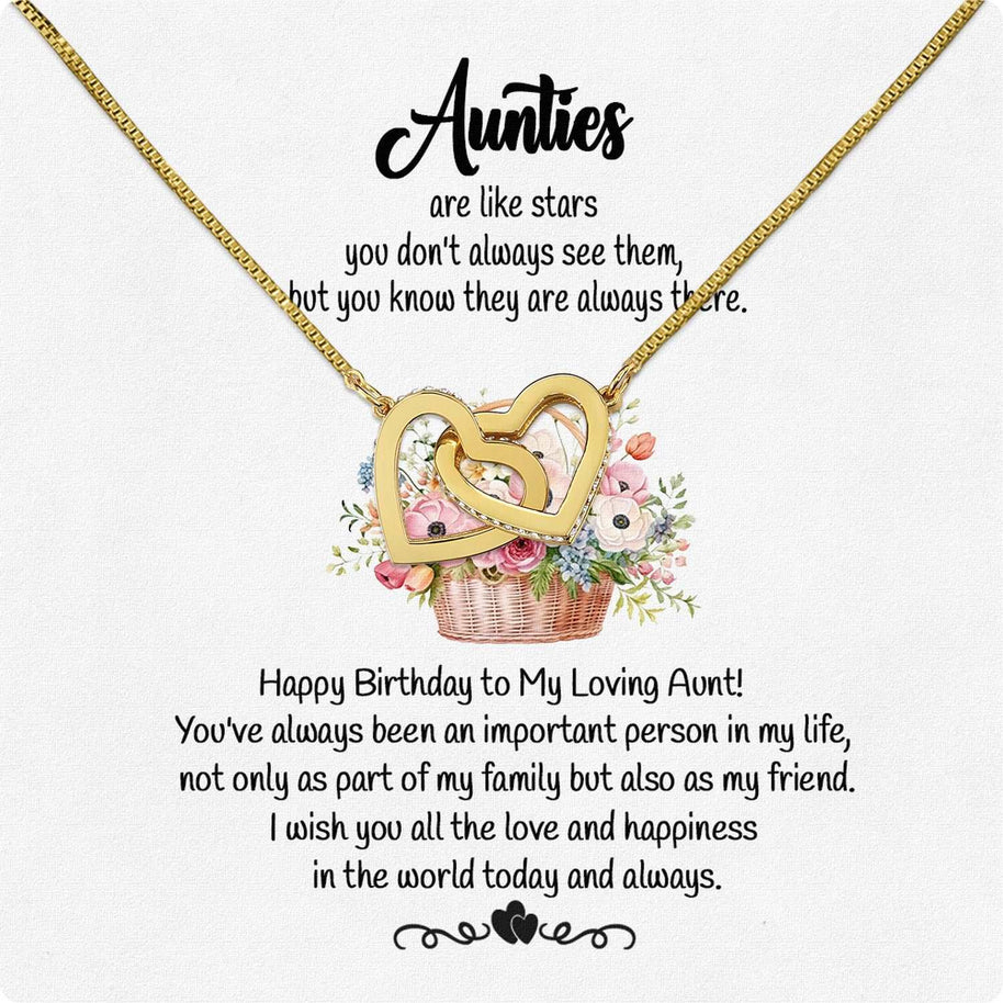 Aunt Necklace: Gift of Love and Appreciation from Niece or Nephew - Larvincy
