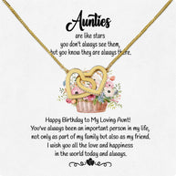 Aunt Necklace: Gift of Love and Appreciation from Niece or Nephew - Larvincy