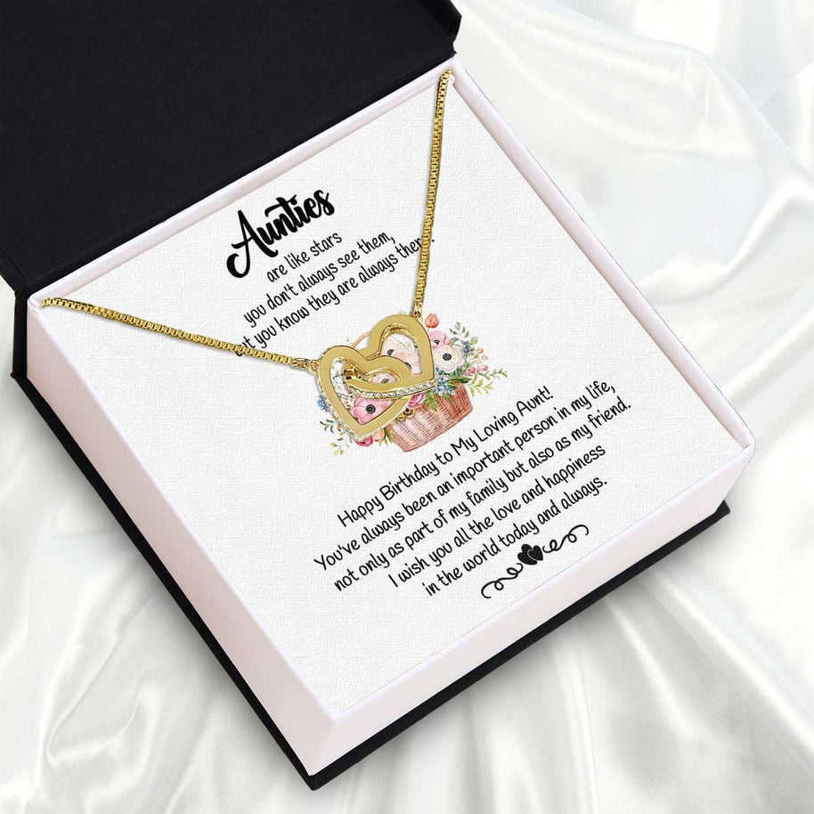 Aunt Necklace: Gift of Love and Appreciation from Niece or Nephew - Larvincy